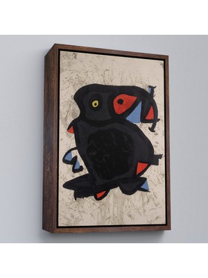 Oxyteez Ahşap Çerçeveli Joan Miro - Grand Palais TABLOSU-7312