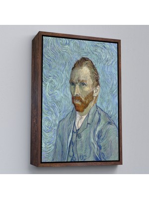 Oxyteez Ahşap Çerçeveli Vincent Van Gogh Otoportre TABLO-7446