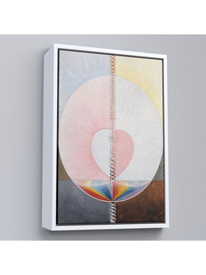 Oxyteez Ahşap Çerçeveli Hilma Af Klint - Soyut TABLO-7316