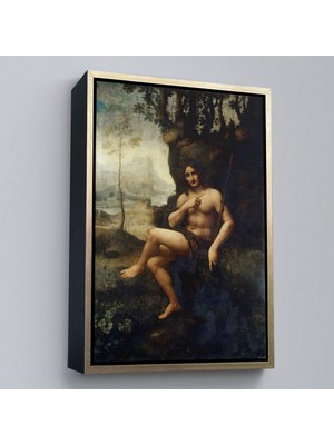 Oxyteez Ahşap Çerçeveli Leottç.knvdo Da Vinci - Francesco Melzi - Bacchus TABLO-7351