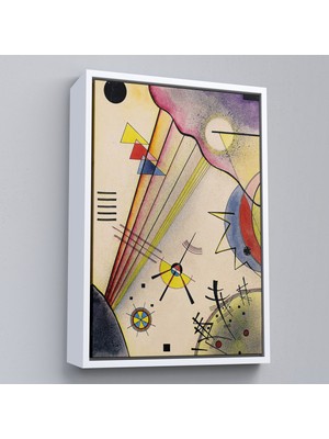 Oxyteez Ahşap Çerçeveli Verbindung Net Bağlantı Tablosu Wassily KANDINSKY-7488