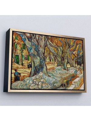 Oxyteez Ahşap Çerçeveli Vincent Van Gogh Sokak Emekçileri TABLO-7167
