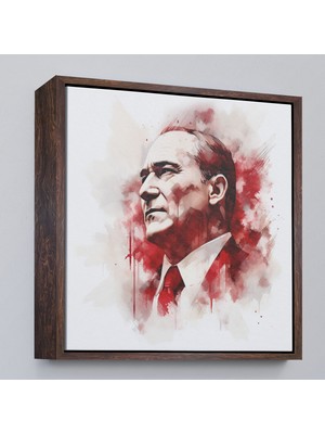 Oxyteez Ahşap Çerçeveli Atatürk TABLOSU-8332