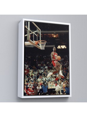 Oxyteez Ahşap Çerçeveli Michael Jordan TABLO-7965