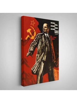 Oxyteez Vladimir Ilyic Lenin - Eski Sscb Halk Komiserleri Kurulu Başkanı TABLO-7729