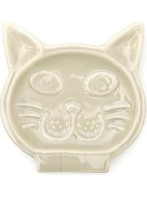 Kikkerland Cat Spoon Rest  Seramik Kedi Kaşıklık