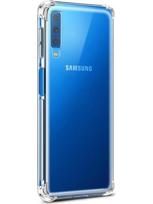 Storemax Kzy Galaxy A7 2018 Şeffaf Airbag Antishock Silikon Kılıf