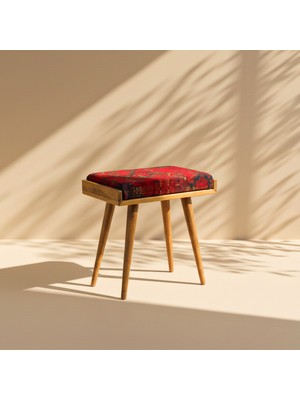 Vornom Ahşap Yatak Odası Tabure, Ceviz Çalışma ve Piano Sandalyesi, Yatak Odası Bankı