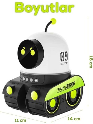 MMctech Gece Lambası Projektör Çocuklar Için Eğitici Bluetooth Hoparlör Speaker Gezengen Ay Yıldz Işıklı