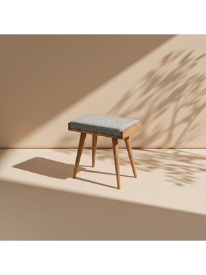 Vornom Ahşap Yatak Odası Tabure, Ceviz Çalışma ve Piano Sandalyesi, Yatak Odası Bankı