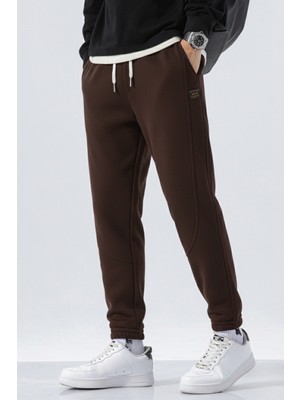 Genius Store Genıus Store Erkek Eşofman Içi Polarlı Bağcıklı Bel Jogger Spor Eşofman Altı SPOR-ESF01