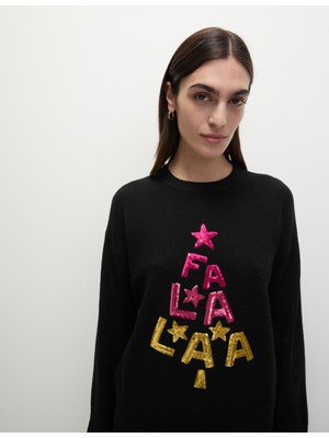 Marks & Spencer Payetli Yılbaşı Kazağı