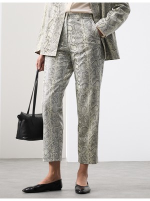 Marks & Spencer Deri Düz Paça Pantolon