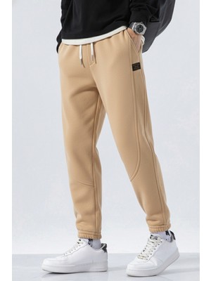 Genius Store Genıus Store Erkek Eşofman Içi Polarlı Bağcıklı Bel Jogger Spor Eşofman Altı SPOR-ESF01