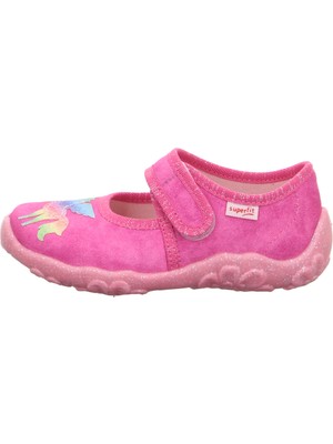 Superfit Bonny Kız Çocuk Ev Kreş Ayakkabısı - Pembe Unicorn 000281-5500