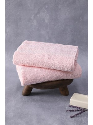 Storemax El Yüz Yumuşak Duş Havlusu 50 x 90 cm - Pudra Pembe