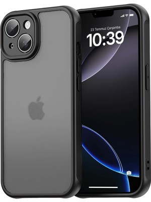Storemax 14 ile Uyumlu Mattcover Serisi Arkası Mat Polikarbonat Kenarları Silikon ve Köşeleri Güçlendirilmiş Kamera Korumalı Ince Silikon Kılıf (Düz, 14)