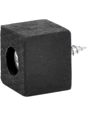 Storemax Masa Mobilya Koltuk Ayak Yükseltici 6'lı 15 mm Siyah