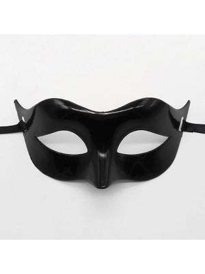 Siyah Renk Masquerade Kostüm Partisi Venedik Balo Maskesi