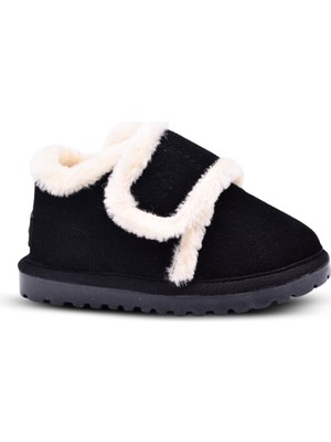 Kids A More Noelle Kız ve Erkek Çocuk Içi Kürklü Siyah Renk Kışlık Bot