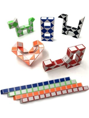 Storemax Rubik Şekilden Şekile Giren Sihirli Yılan Zeka BAMBMNM956