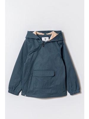 Verscon Erkek & Kız Kapüşonlu Yağmurluk & Rüzgarlık 1 - 5 Yaş Uzun Kollu Casual Tarz