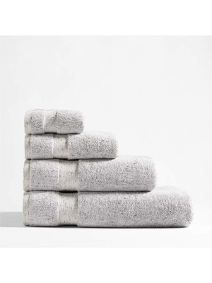 Storemax Pamuklu 50X90-70X140 cm 2'li Takım Havlu Seti Çeyizlik Gri