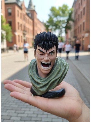 ESELYA3D Guts Berserk Aksiyon Figür Biblo Büst-Anime Manga Figür-Fanart
