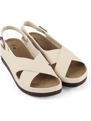 M Miel Kadın Ortopedik Taban Şık Rahat Günlük Sandalet Terlik