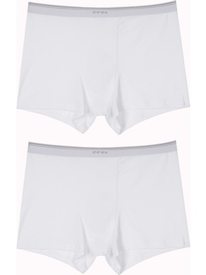 Eros Büyük Beden Likralı Toparlayıcı Doğal Pamuklu Azo Test Onaylı Compact 2li Erkek Boxer
