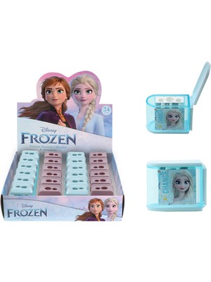 Kitabevimden Otto Kalemtıraş Frozen Hazneli 3 Bıçaklı 44676-24-PKT