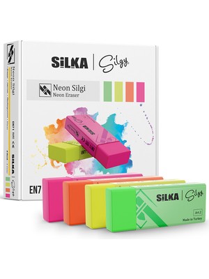 Kitabevimden Silka Öğrenci Silgisi Neon (20 Li) Art.2