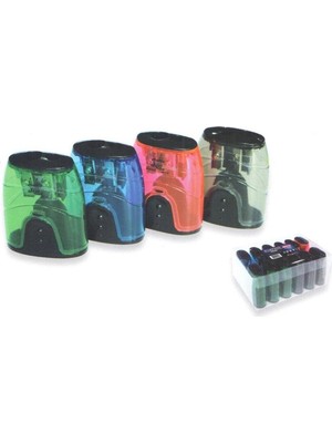 Kitabevimden Rubenis Kalemtraş Çift Bıçaklı Rkt-15 (1 Paket 6 Adet)