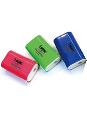 Kitabevimden Logon Kalemtraş Silgili 4 Renk LG-0065 (20 Li Paket)