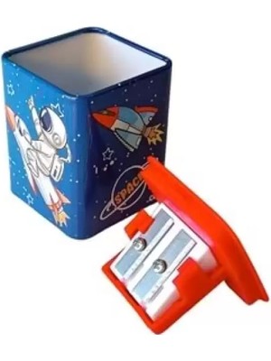 Kitabevimden Dolphin Kalemtraş Uzay Metal SPC-9753-24-PKT