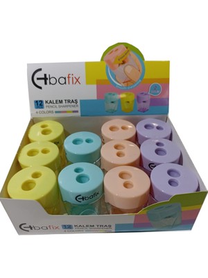 Kitabevimden Bafix Kalemtraş Çift Delikli BFX-TS921-2
