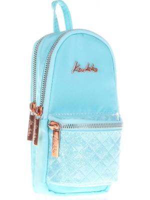 Kitabevimden Kaukko Kalem Çantası Brıght Junıor Bag Kapitone-Turkuaz K2462