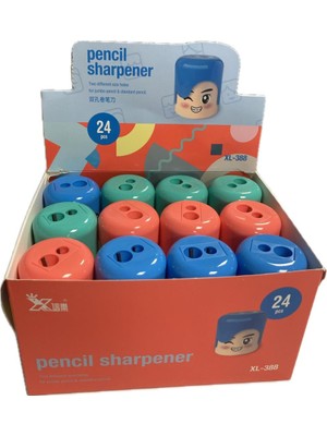 Kitabevimden Bafix Xl Kalemtraş Çiftli Hazneli XL-388-24-PKT