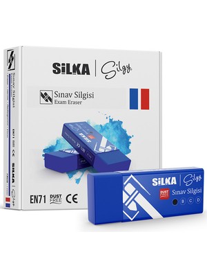 Kitabevimden Silka Sınav Silgisi 20 Li Lacivert Art.8 (20 Li)