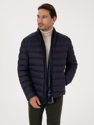 Cacharel Erkek Lacivert Ince Kapütone Mont 50319255-VR033