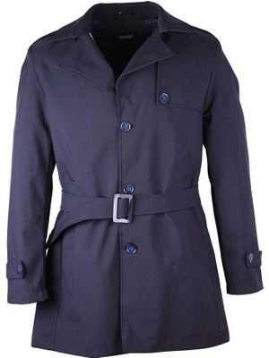 Trender  Lacivert Erkek Trençkot 01