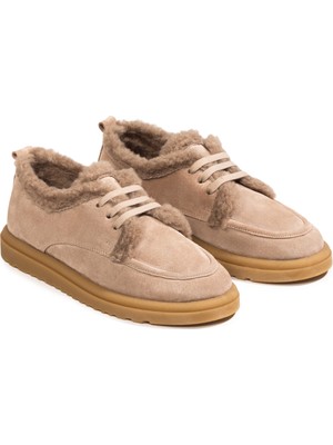 Selin Soylu Kadın Hakiki Deri Kürklü Bot Günlük Bot & Botty