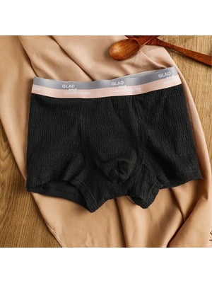 Elixunder 4'lü Erkek Boxer Glad And Comfortable Terletmez Nefes Alabilen Pamuklu Boxer