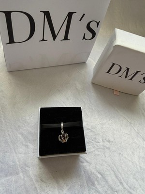 DMs Silver Zümrüt Renkli Top Gümüş Charm'ı