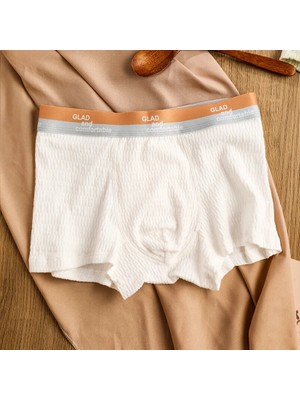 Elixunder 4'lü Erkek Boxer Glad And Comfortable Terletmez Nefes Alabilen Pamuklu Boxer