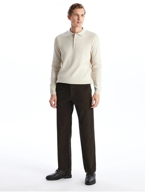 LC Waikiki Classic Bol Kalıp Kadife Erkek Pantolon  (W5)