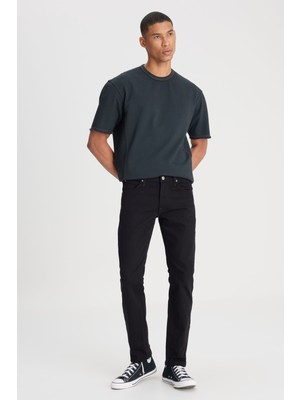 Lee L706HFAE Erkek Siyah Daren Jean Kot Pantolon