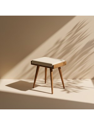 Vornom Ahşap Yatak Odası Tabure, Ceviz Çalışma ve Piano Sandalyesi, Yatak Odası Bankı