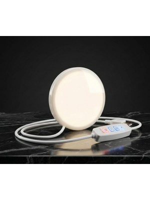 Hivhestin Bambu Lab Uyumlu LED Lamp Kit Muadili - Lamba Aydınlatma Seti | USB | Dimmer Arapuarlı | Sarı Işık