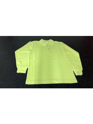 ÜMİTEKS WORLD OF CLOTHES Okul Tişörtü-Penye Polo Yaka %100 Pamuk Uzun Kol Okul Tişörtü Penye Polo Yaka Okul Tişörtü